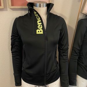 Bench Asymmetrical fleece lined zip-up